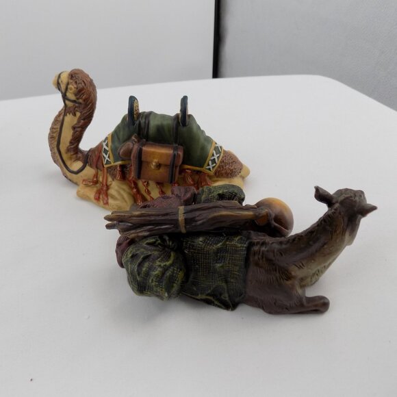 Nativity Set Vintage Ceramic 11 Piece with Box Christmas Religious Target 2004 - Picture 11 of 12